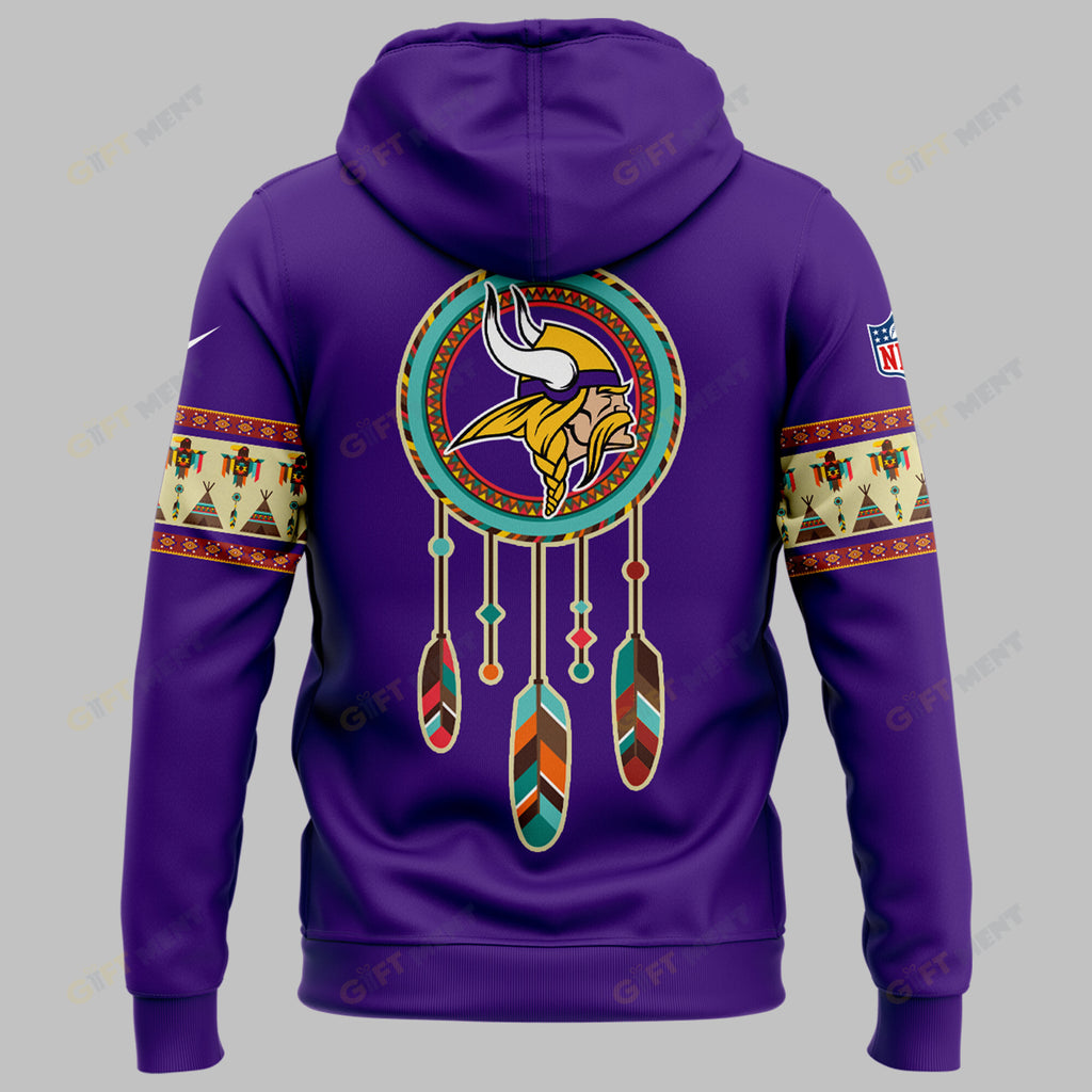 Minnesota Vikings Native American Heritage Hoodie