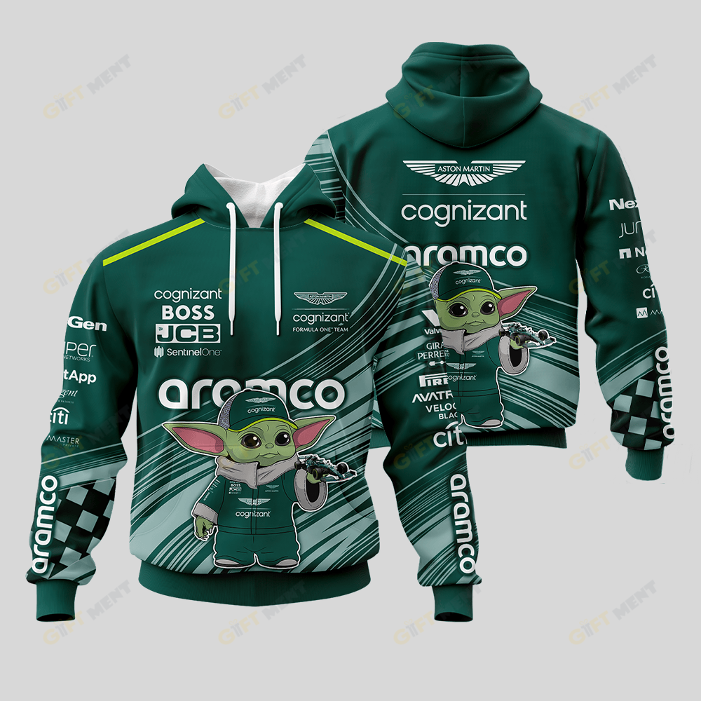 Aston Martin Aramco Cognizant Formula One Team x BBYoda Hoodie, T Shirt, Zip Hoodie, Sweatshirt