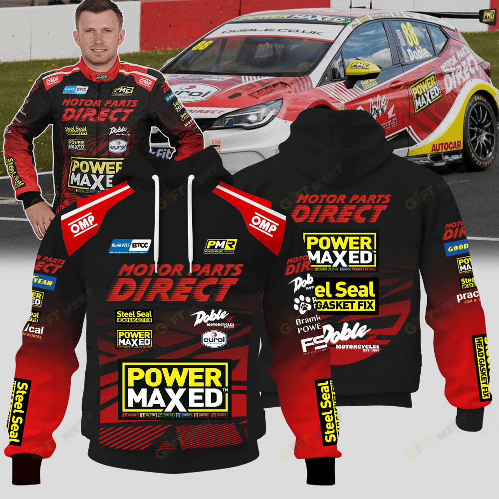 Motor Parts Direct with Power Maxed Racing BTCC 3D Apparel
