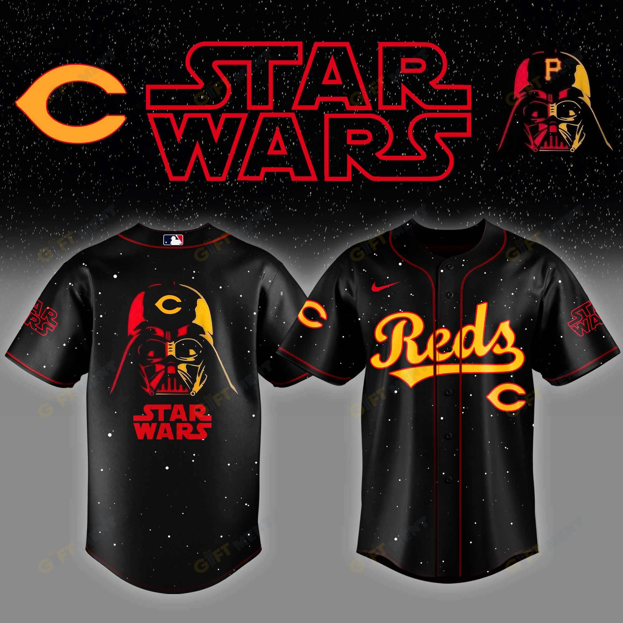 Cincinnati Reds x Star Wars Night Baseball Jersey