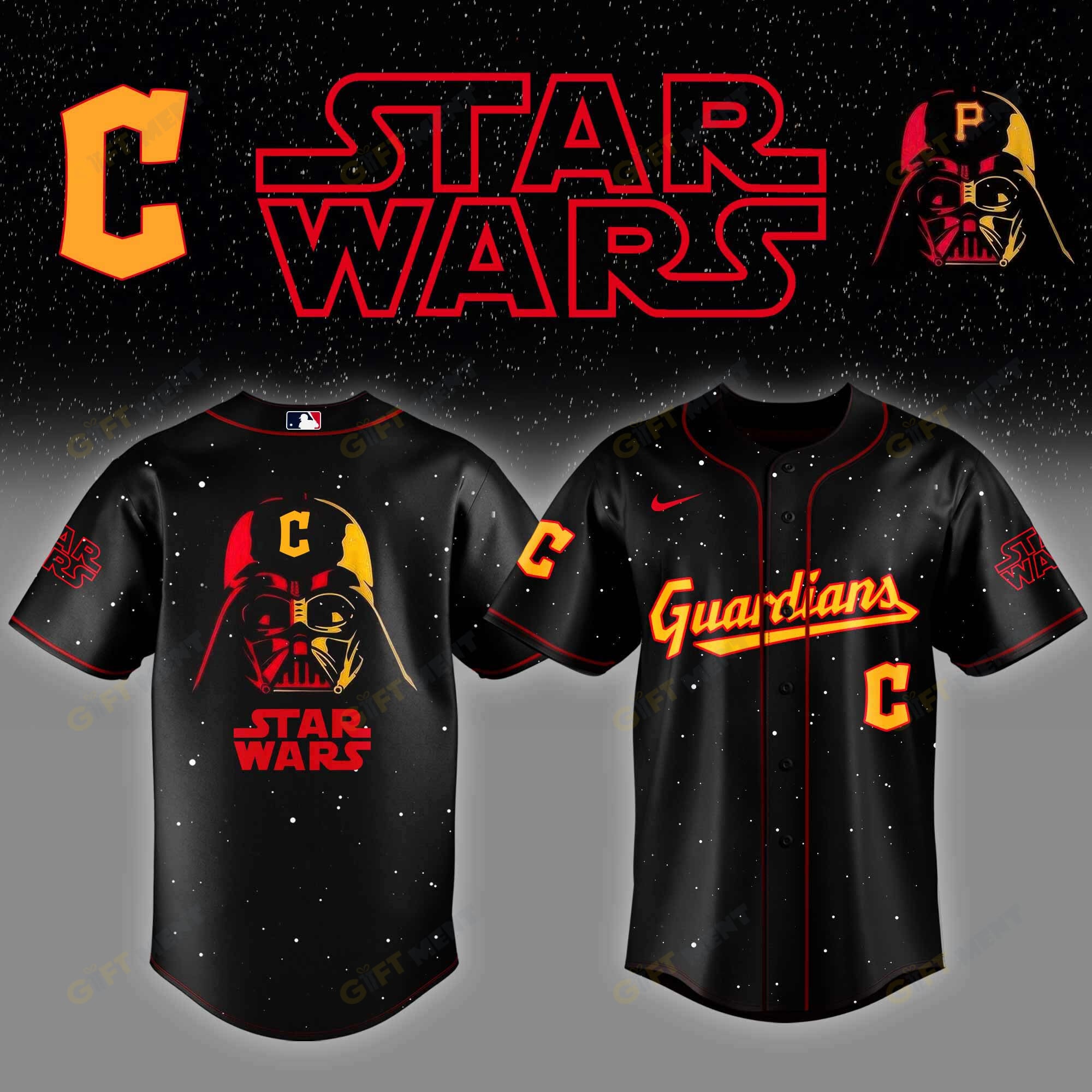 Cleveland Guardians x Star Wars Night Baseball Jersey