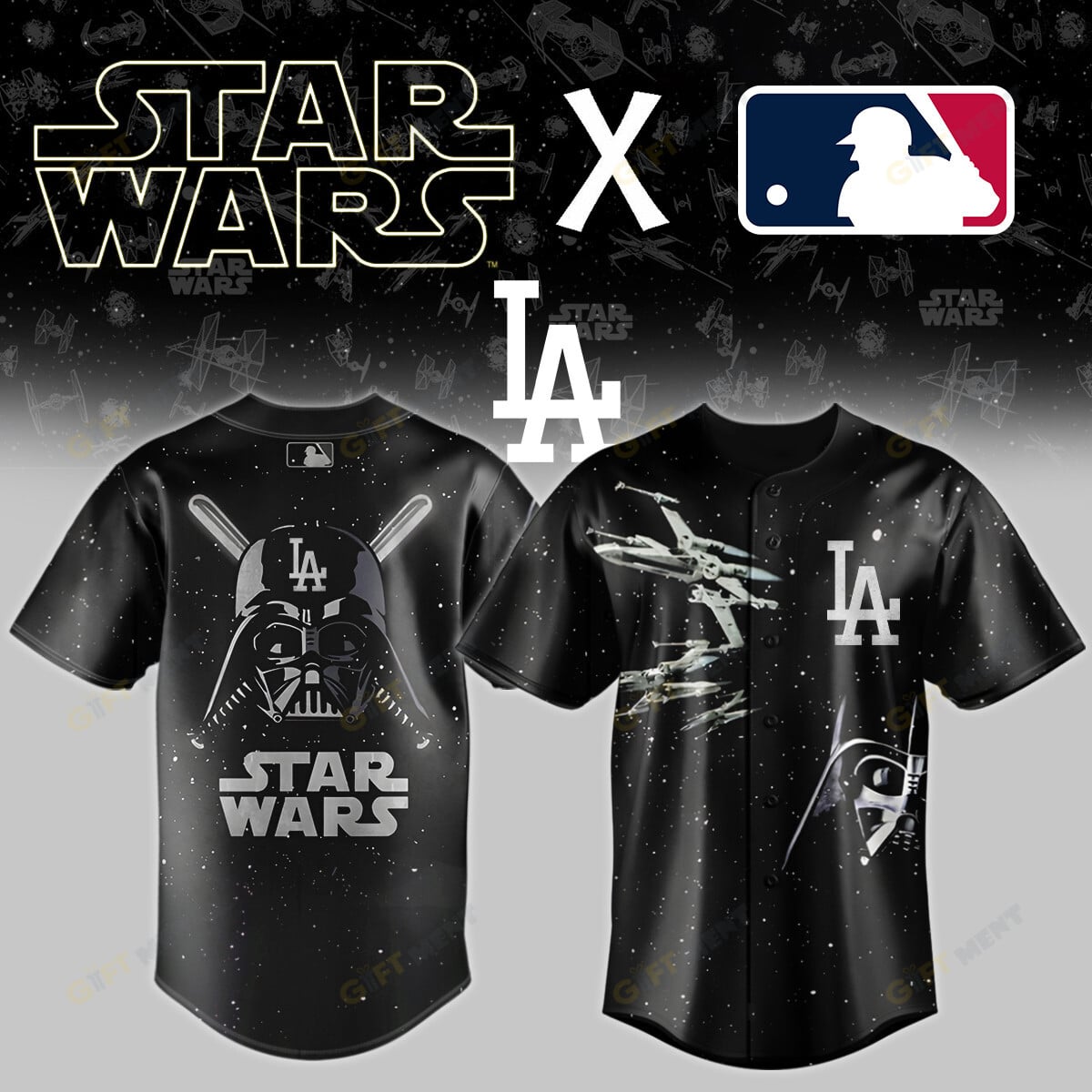Los Angeles Dodgers x Star wars Baseball Jersey