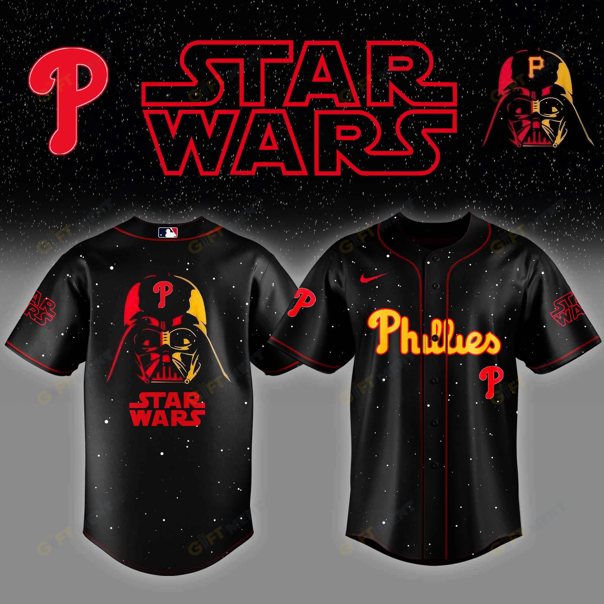 Philadelphia Phillies x Star Wars Night Baseball Jersey