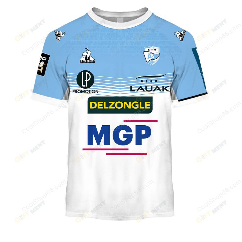 Aviron Bayonnais Top 14 Home Jersey Style Shirts | 3D Apparel Hoodie, Kid Hoodie, T Shirt, Zip Hoodie, Sweatshirt