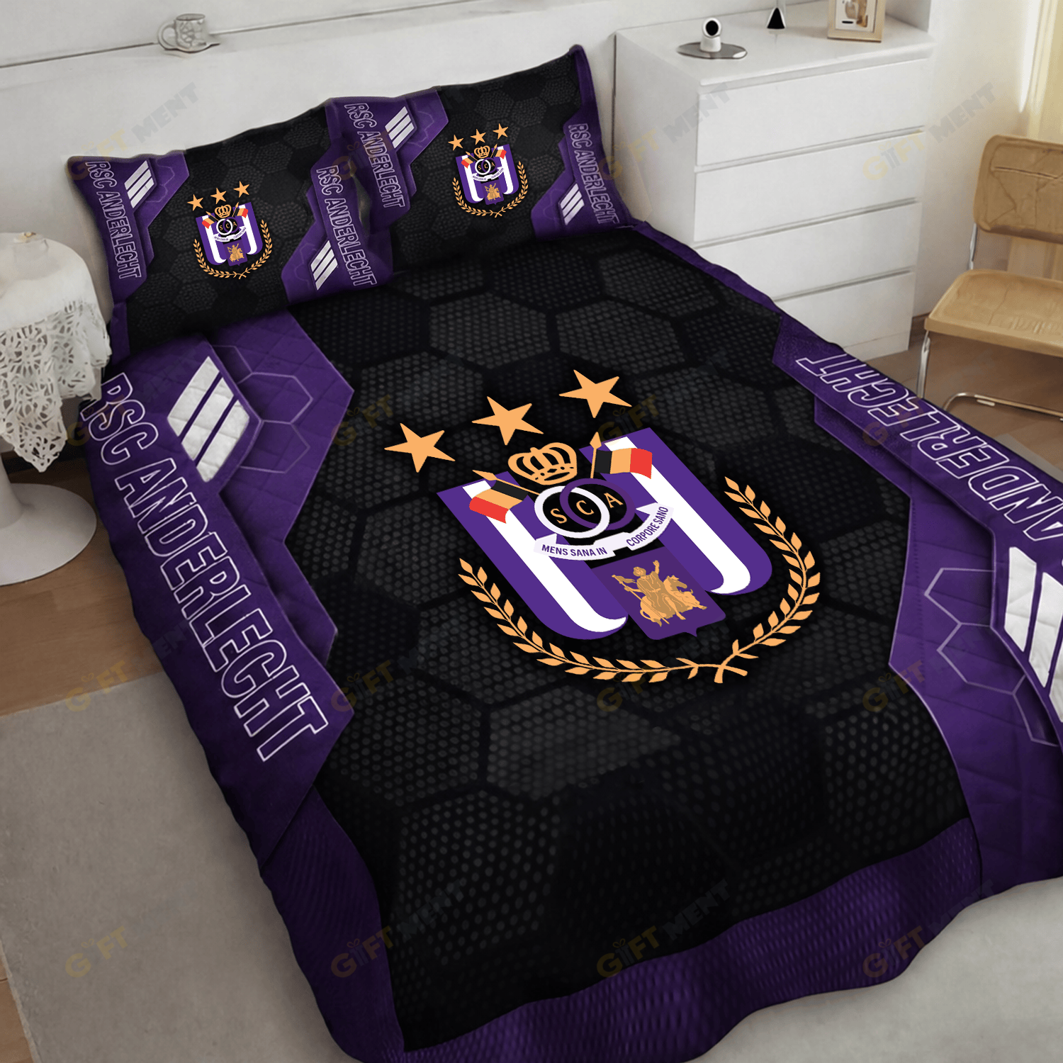 RSC Anderlecht Inspired Quilt Set