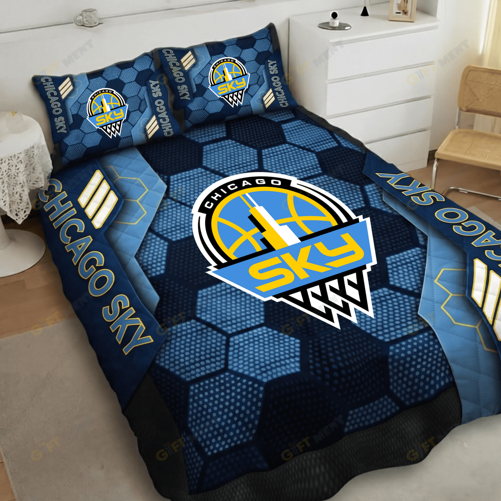 Chicago Sky Inspired Quilt Set