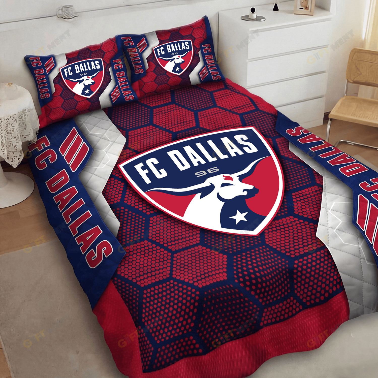 FC Dallas Inspired Quilt Set