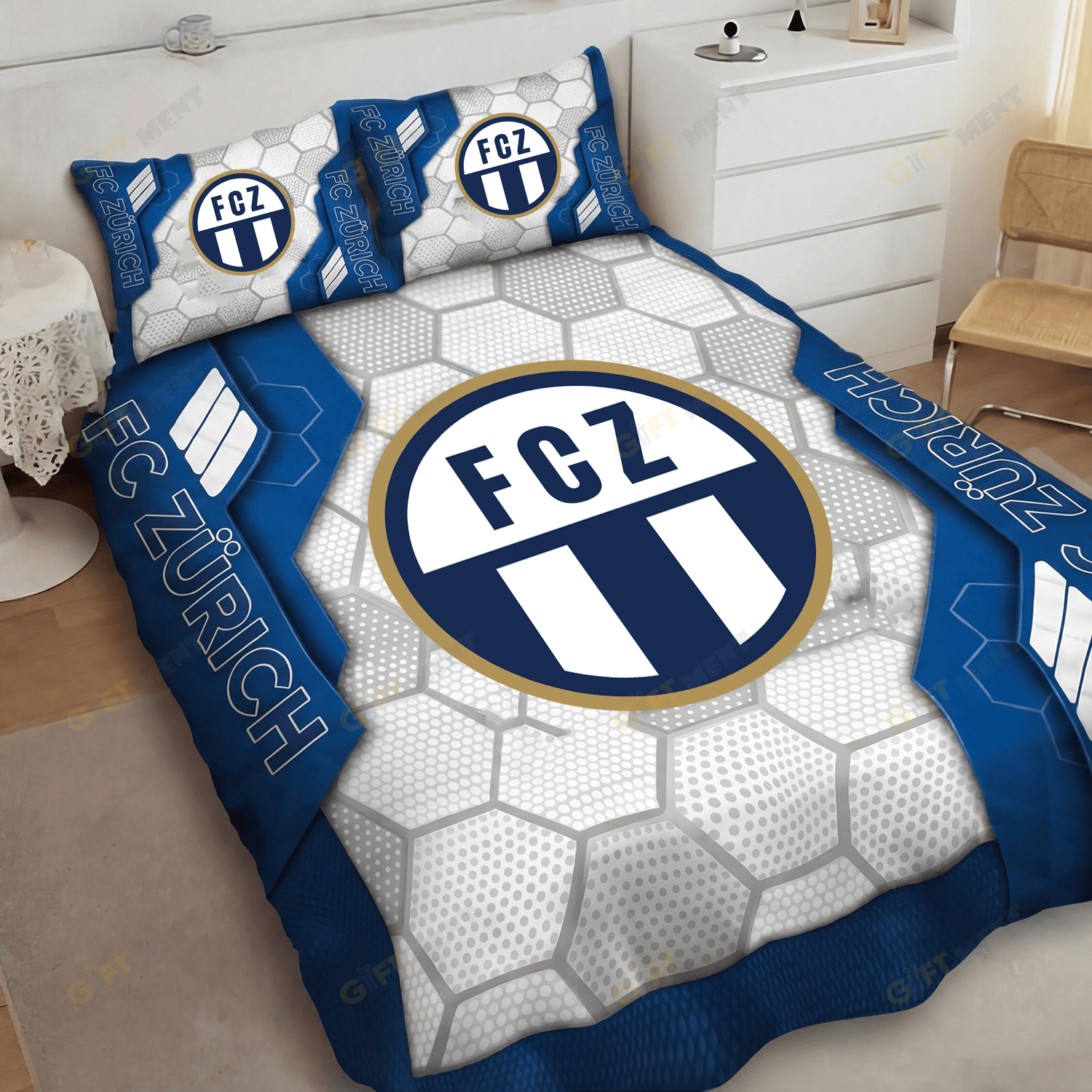 FC Zürich Inspired Full Bedding Set