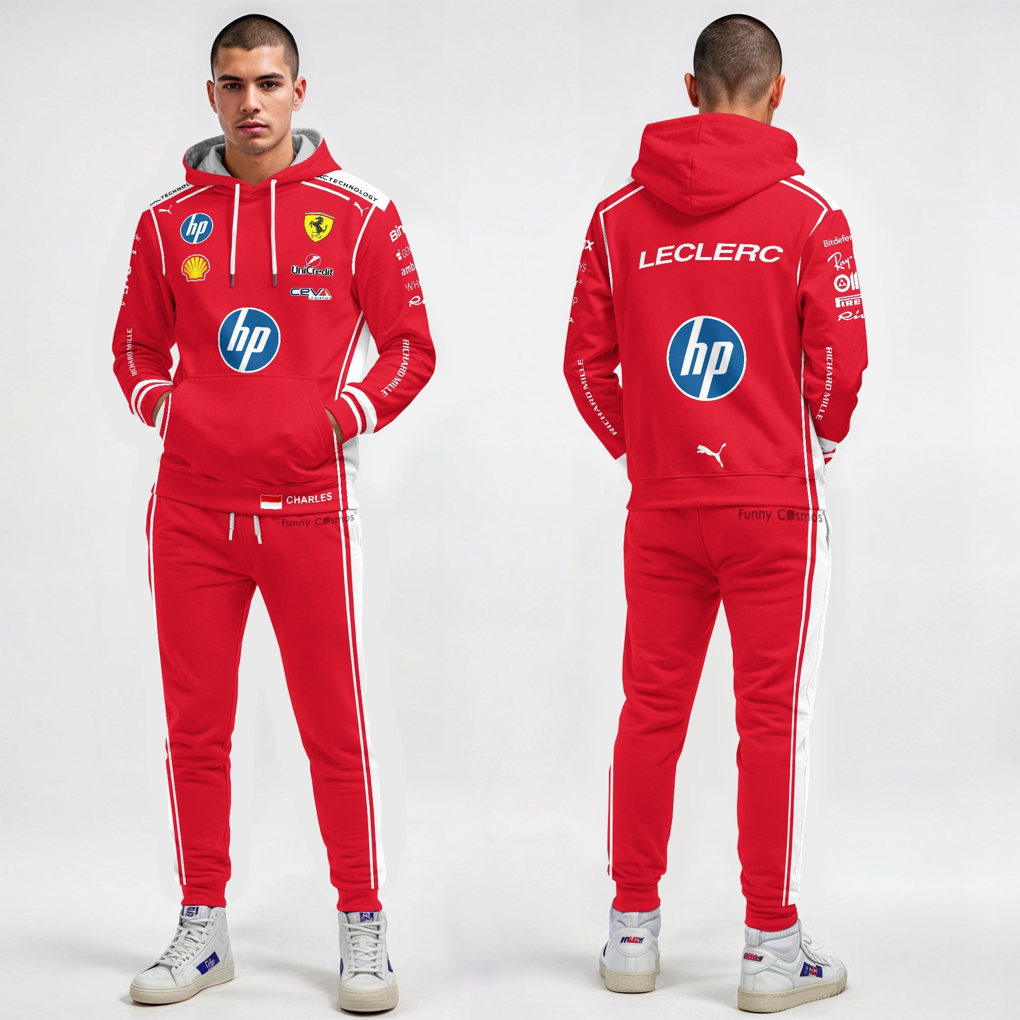 Charles Leclerc 2026 F1 Livery Costume Racing Suit
