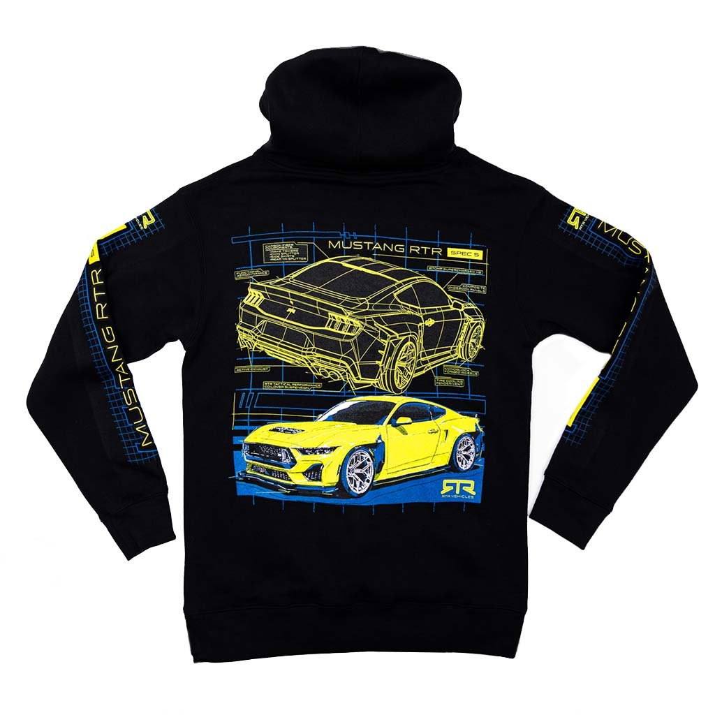 2026 Mustang RTR Spec 5 Blueprint Pullover Hoodie