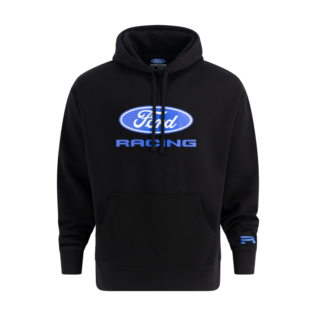 Ford Racing Logo Black Graphic Hoodie