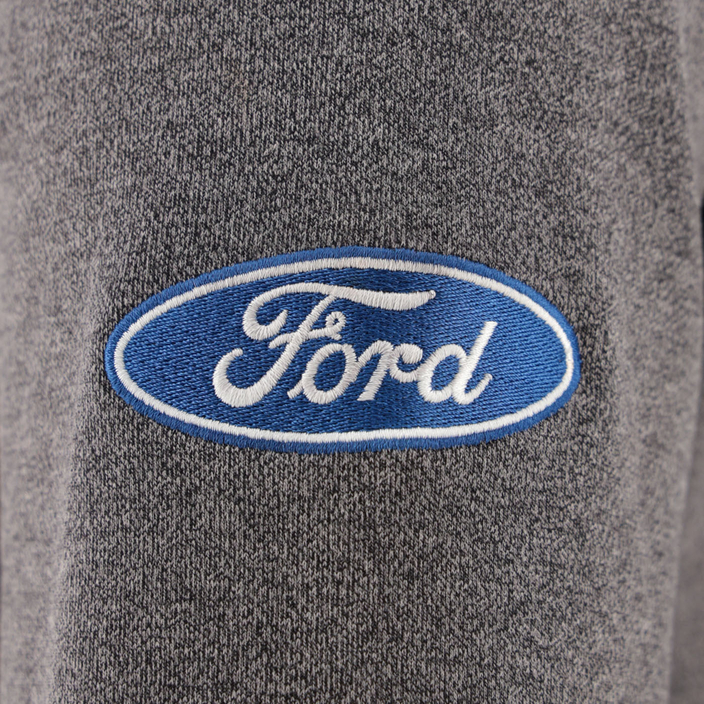 Ford Oval Logo Mens Long Sleeve Quarter Zip Sweatshirt