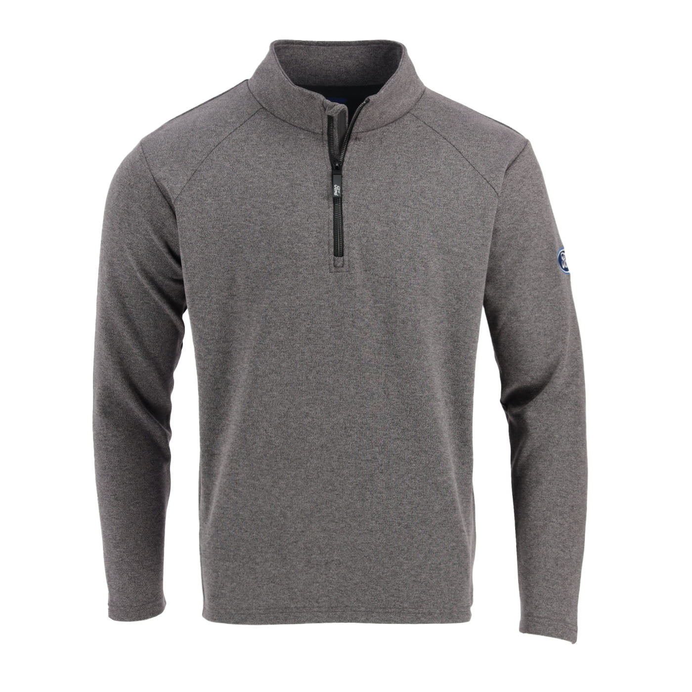 Ford Oval Logo Mens Long Sleeve Quarter Zip Sweatshirt