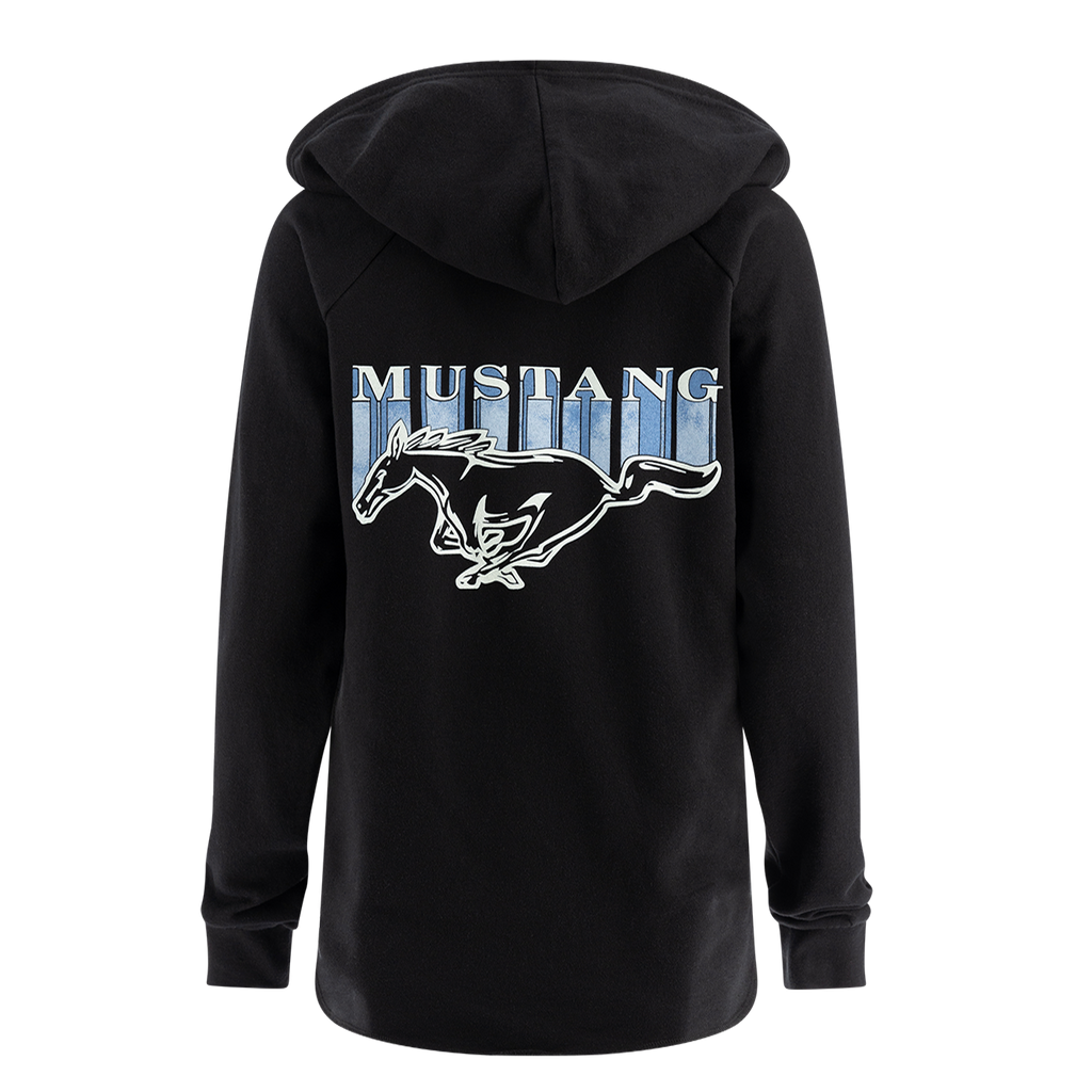 Ford Mustang Womens Pony Logo Graphic Hoodie