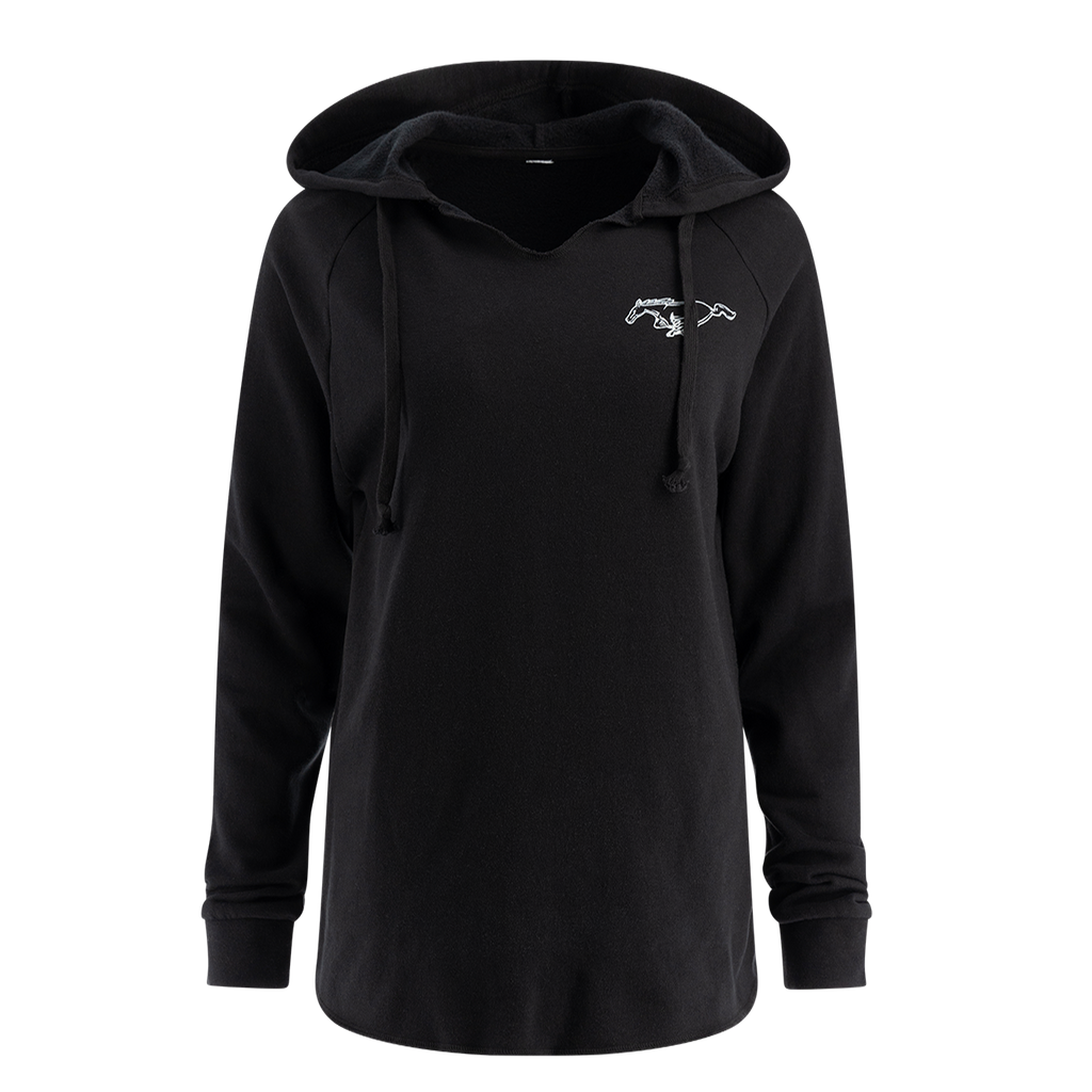 Ford Mustang Womens Pony Logo Graphic Hoodie