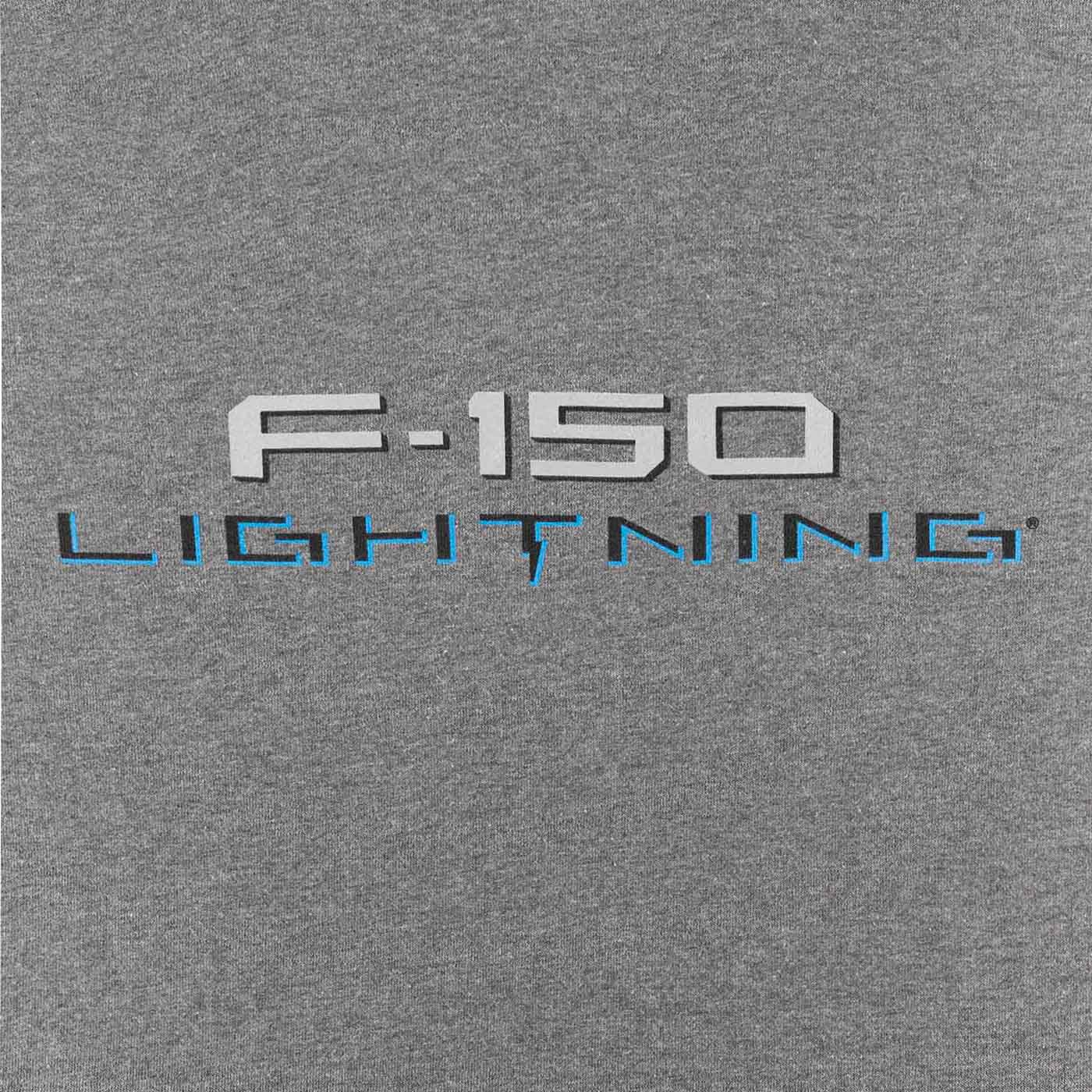 Ford F-150 Lightning Mens Gray Hoodie