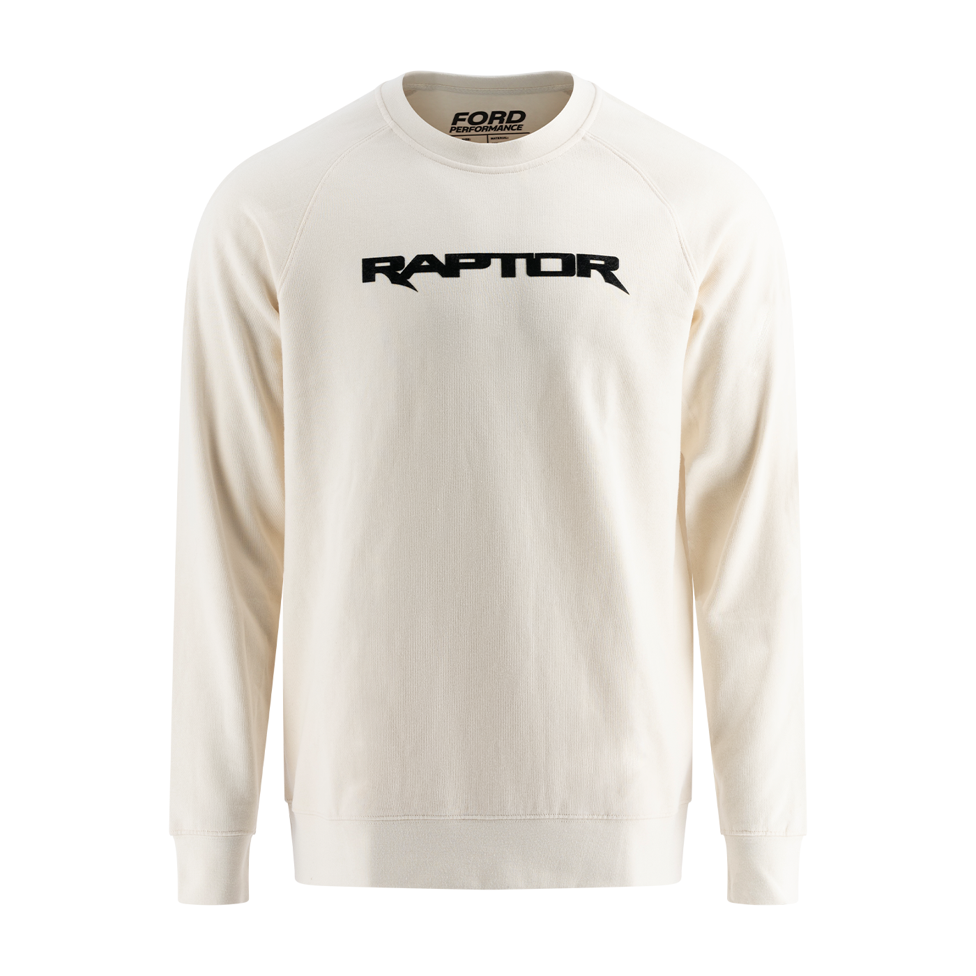 Ford Raptor Cream Fleece Crewneck Sweatshirt
