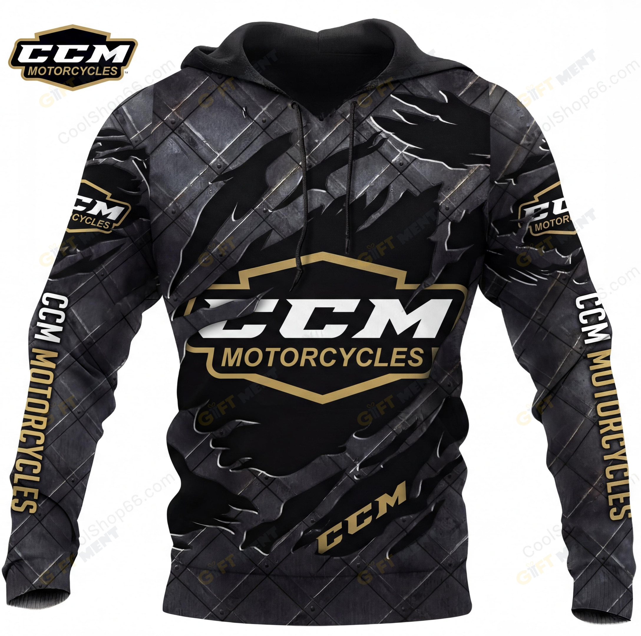 CCM Motorcycles Black Metal  3D Apparel Hoodie, Kid Hoodie, T Shirt, Zip Hoodie, Sweatshirt