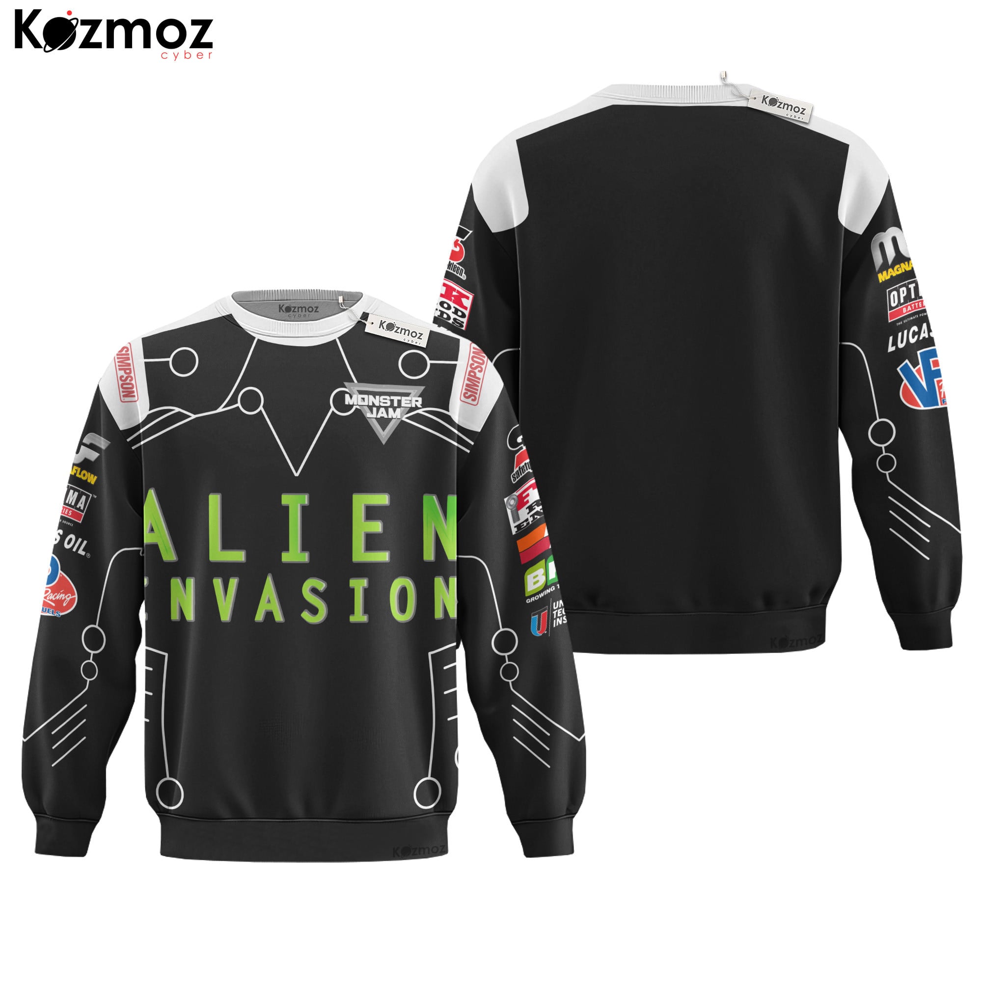 Alien Invasion Monster Truck Racing Costume Collection - Monster Jam Racing Suit -