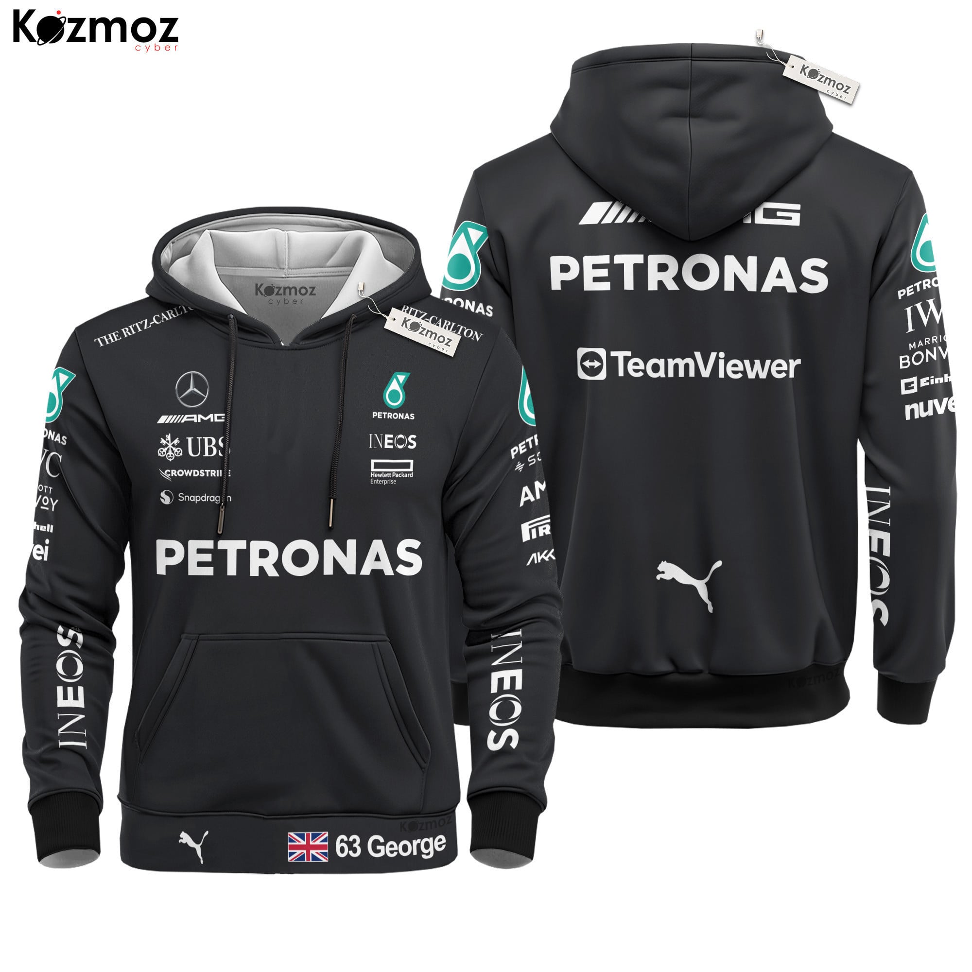 George Russell Racing Costume 2023 Collection - Mercedes AMG Racing Team