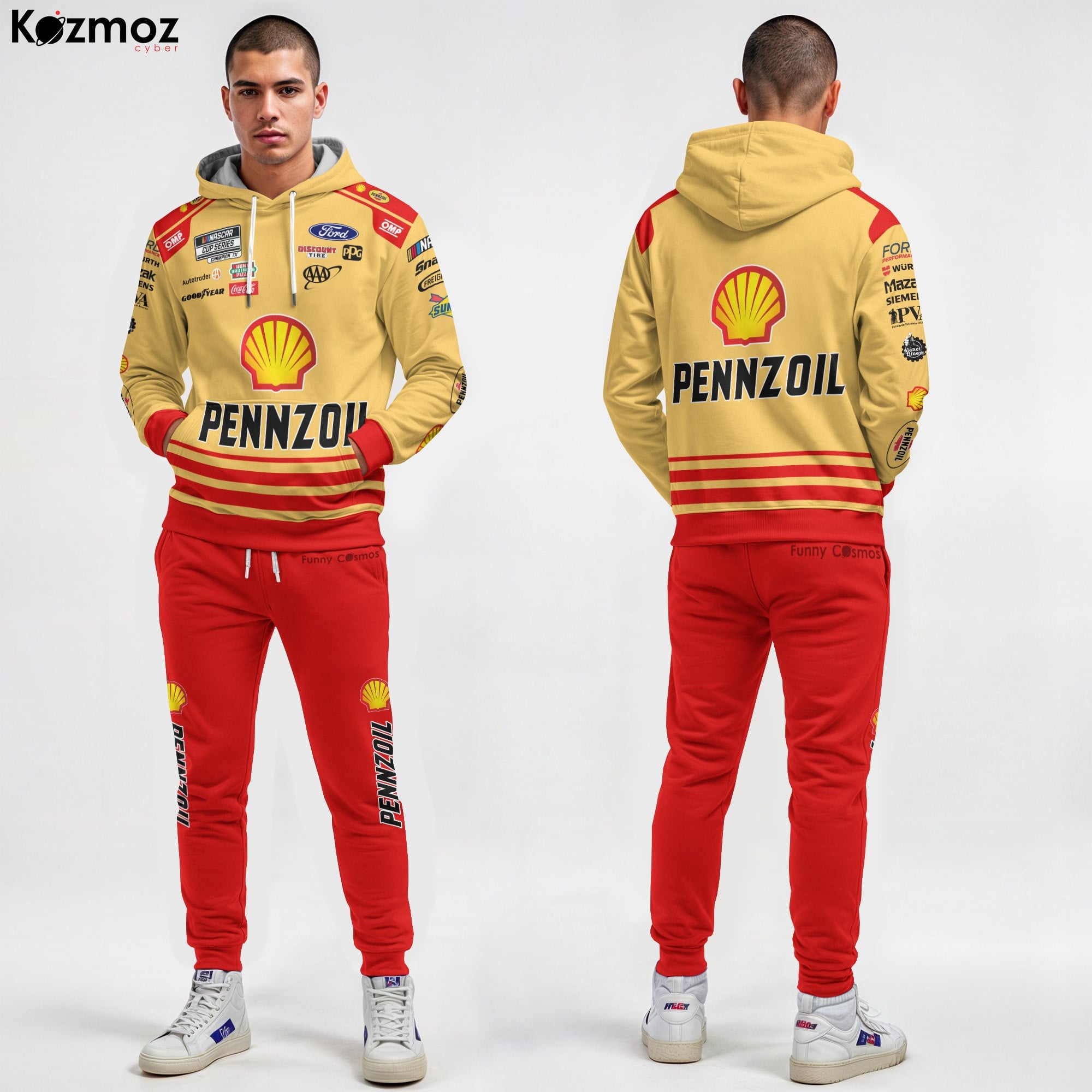 Joey Logano Racing Firesuit Costume 2024 Collection - Team Penske NASCAR Racing Team